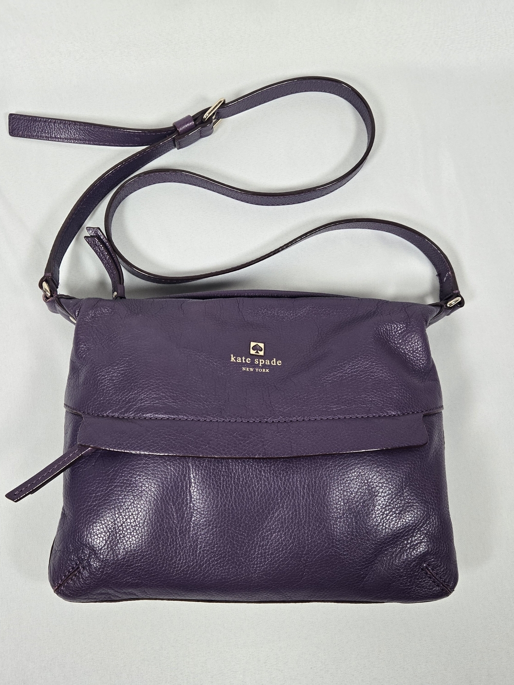 kate spade Purple Leather Crossbody Bag